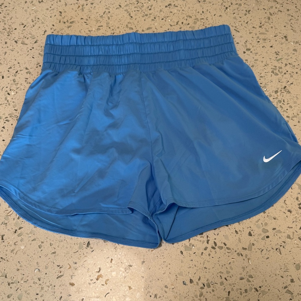 Nike Women’s Dri-Fit Loose Fit Blue Running Shorts Size Large NWT